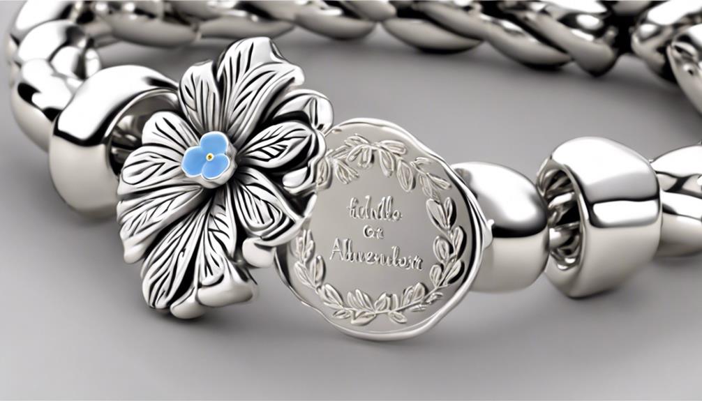 alzheimer jewelry raises awareness