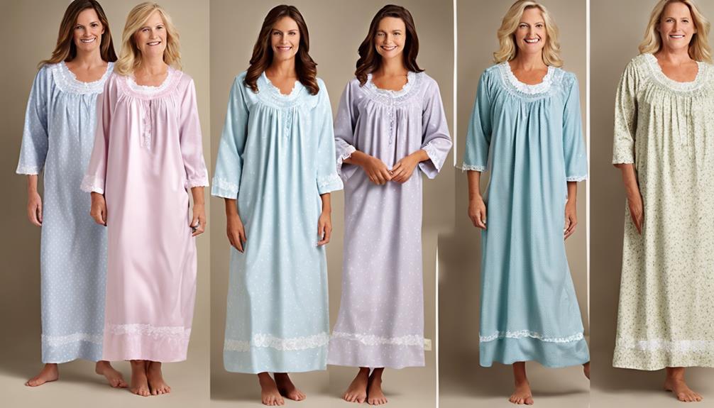 choosing a cozy nightgown