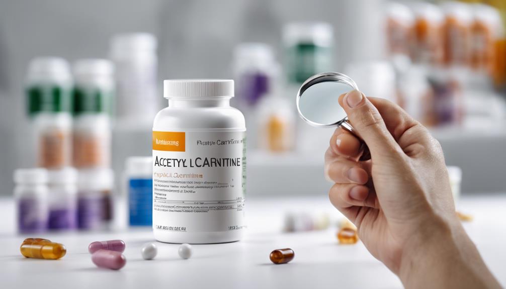 choosing acetyl l carnitine supplements wisely