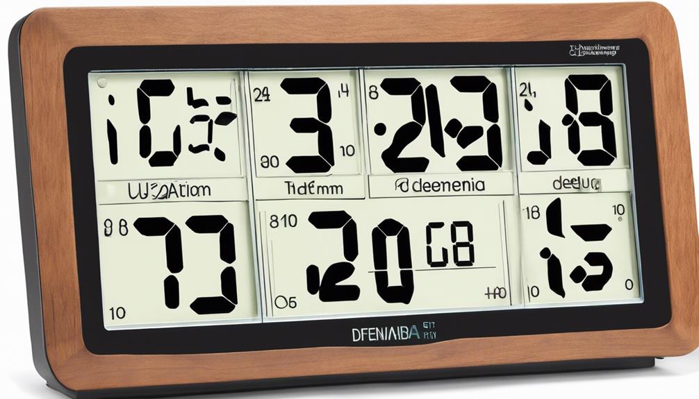 choosing dementia friendly clock features