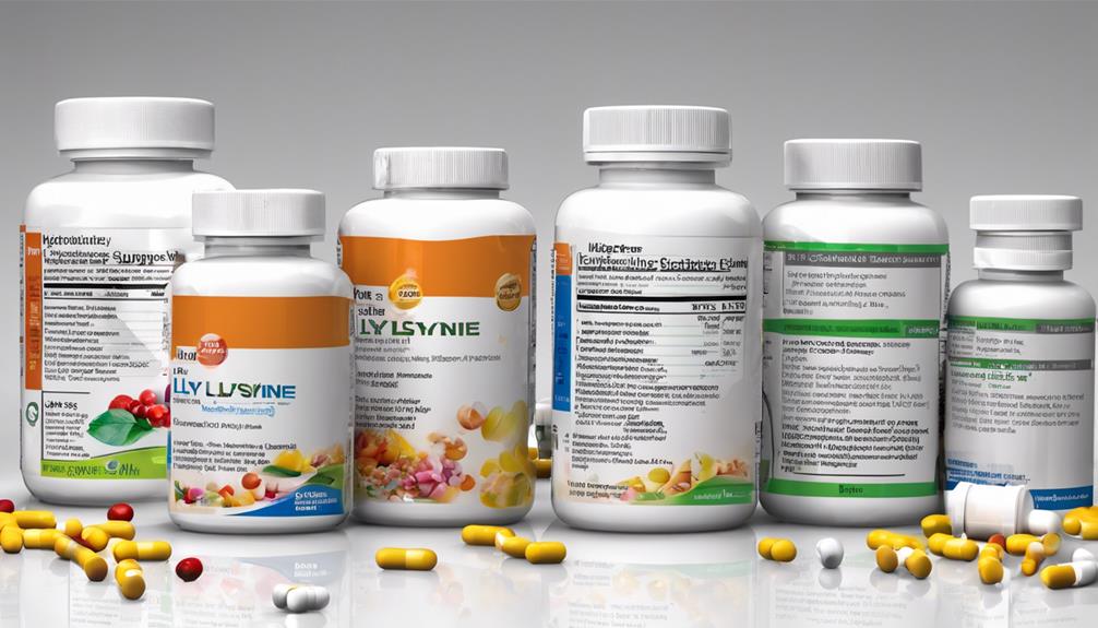 choosing l lysine supplements wisely