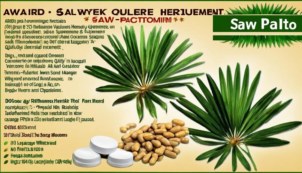 choosing saw palmetto supplements
