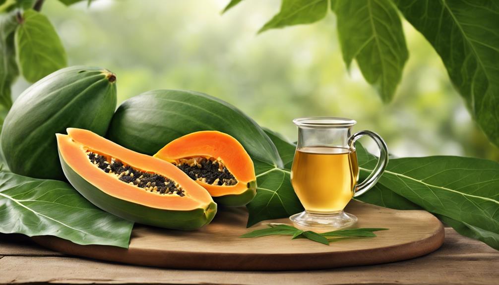 choosing the best papaya leaf