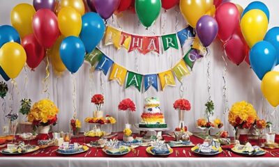 elderly birthday party decorations