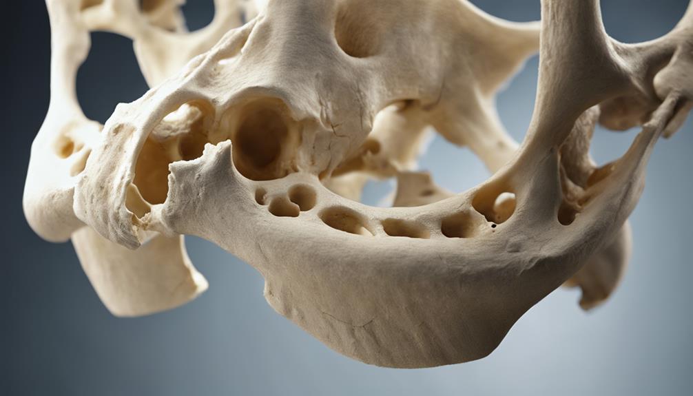 hip bone weakening condition