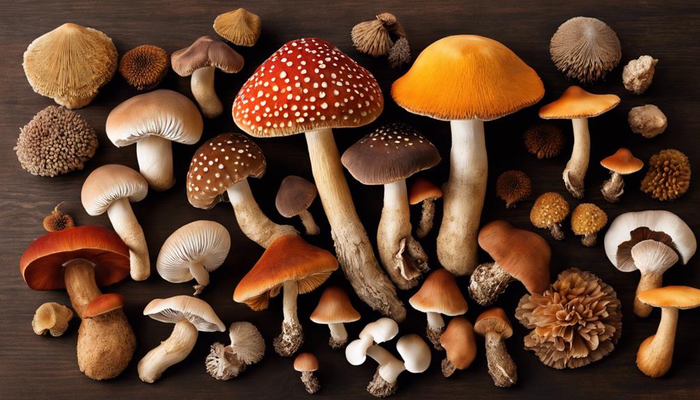 mushroom herbal supplements list