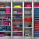 organize efficiently with lockers