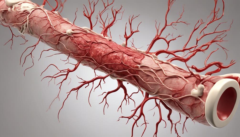 progression of plaque buildup