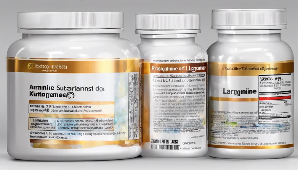 selecting l arginine supplements wisely