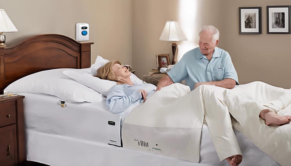 smart caregiver bed alarm