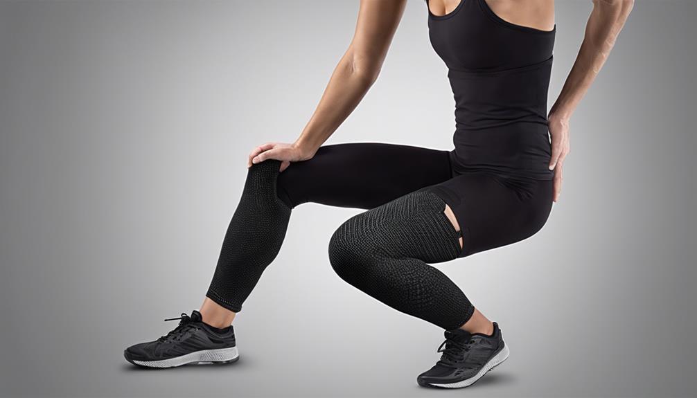 supportive knee sleeve product