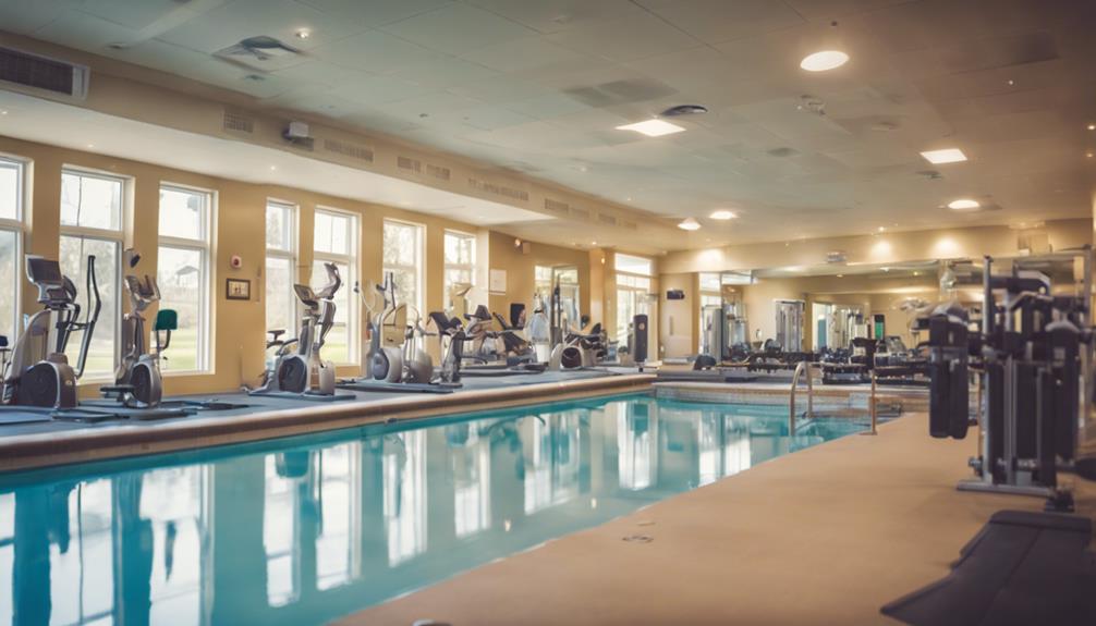 exercise options and amenities