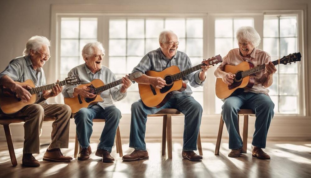 Impact of Beginner Guitar Lessons on Enhancing Seniors Cognitive Skills Caregiver Support Network