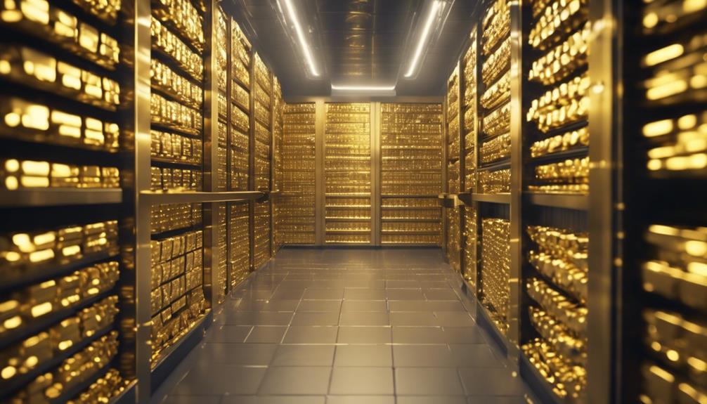 securing gold in storage