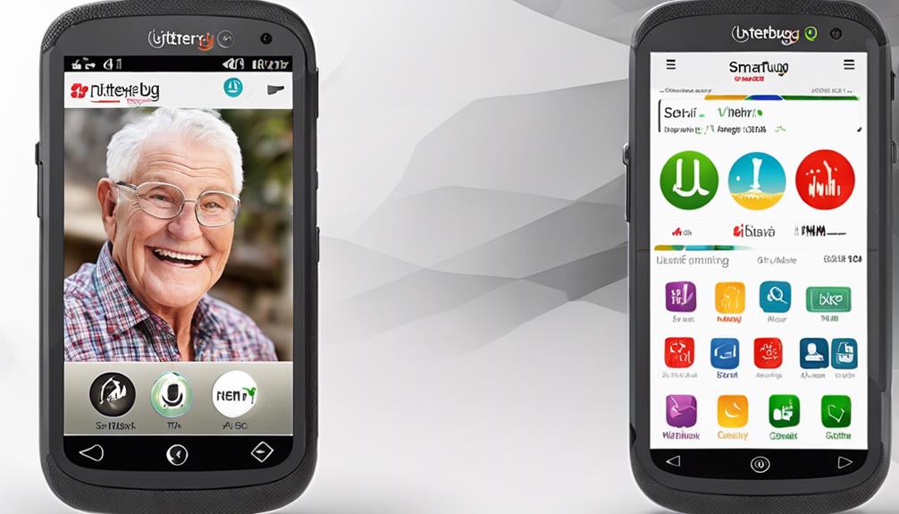 senior friendly smartphone with features