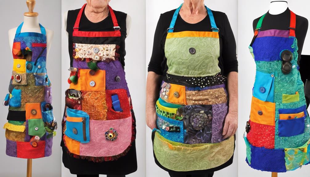 sensory friendly apron for fidgeting