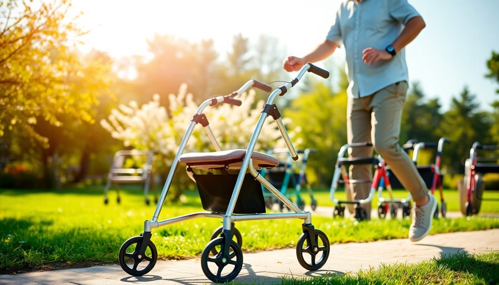 choosing elderly rolling walker