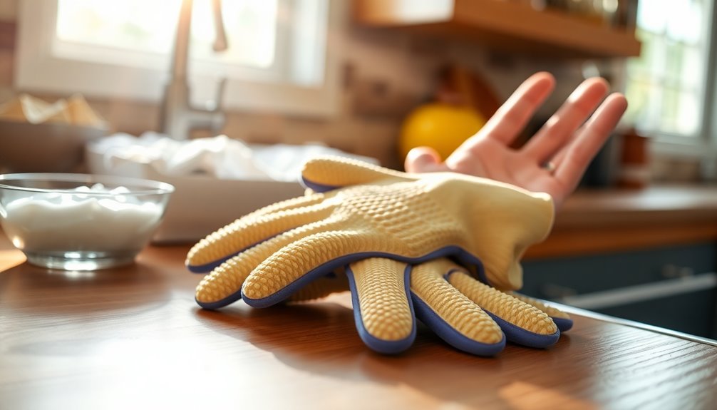 choosing scrubbing gloves wisely