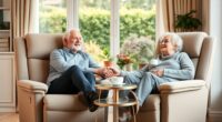 comfortable support for seniors
