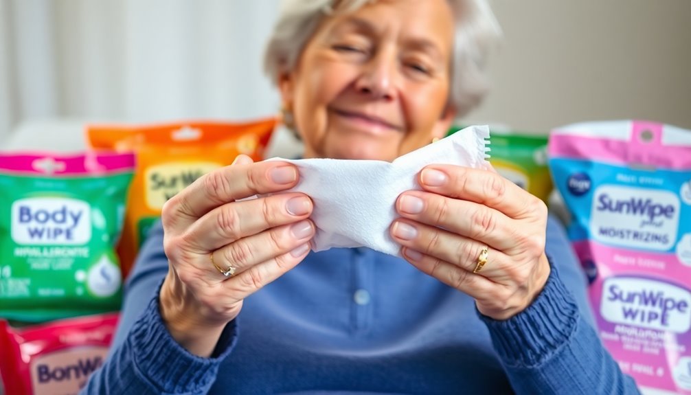elderly body wipes considerations