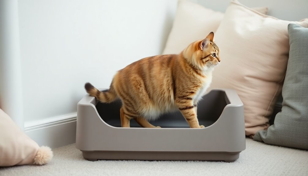 elderly cat litter box considerations