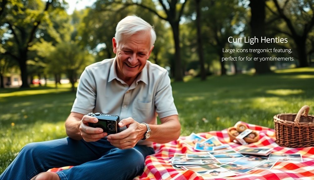 elderly friendly digital camera features