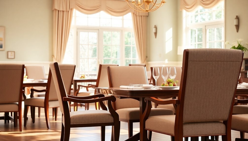 elderly friendly dining chair features