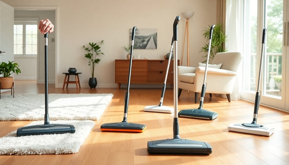 elderly friendly floor sweepers selection