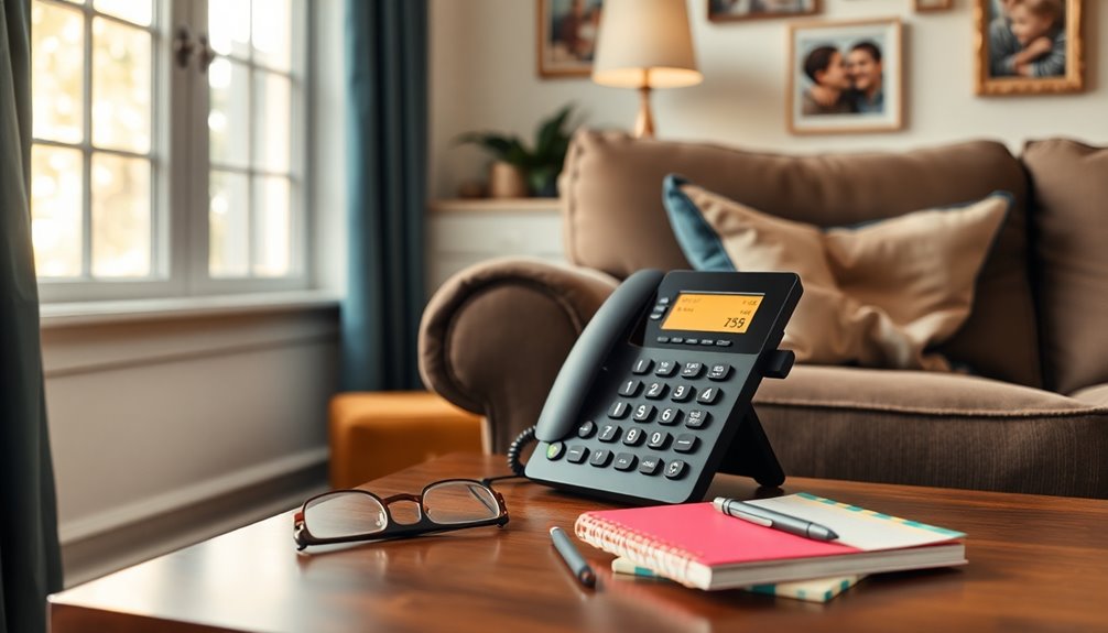 elderly friendly home phone features