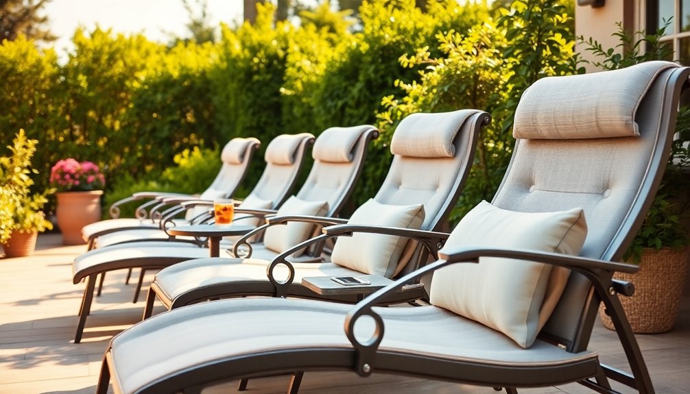 elderly friendly lawn chair features