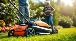 elderly friendly lawn mower options