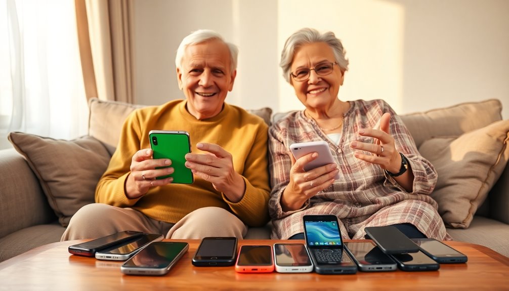 elderly friendly mobile phone features