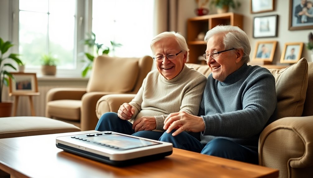 elderly friendly music player features