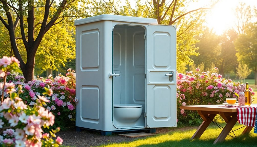 elderly friendly portable toilet features