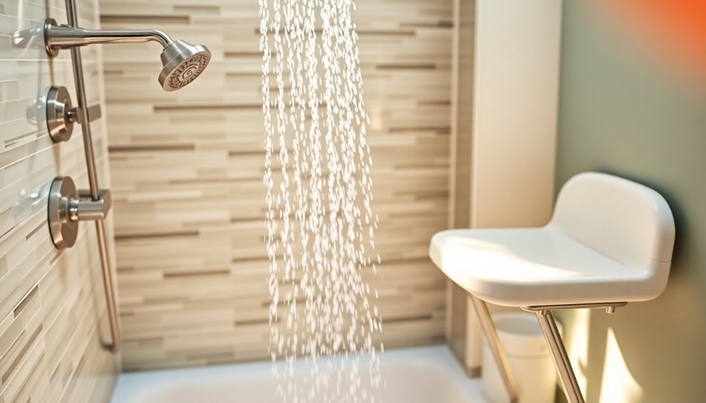 elderly friendly shower head features