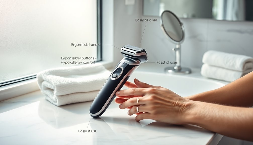 elderly shaver selection criteria