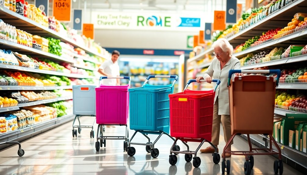 elderly shopping trolley considerations