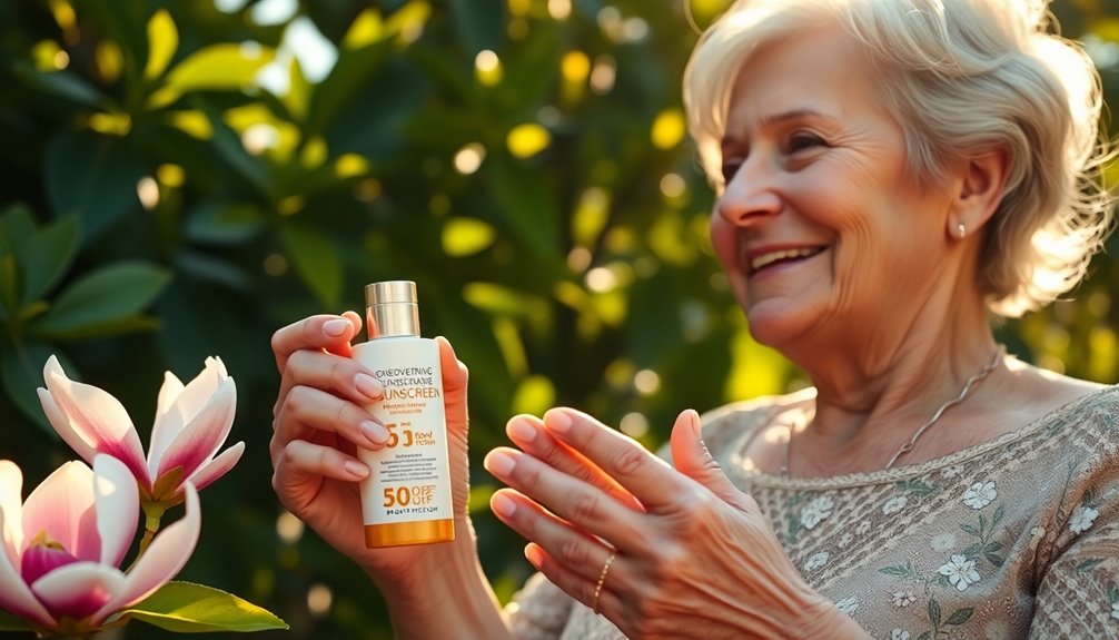 elderly skin sunscreen selection