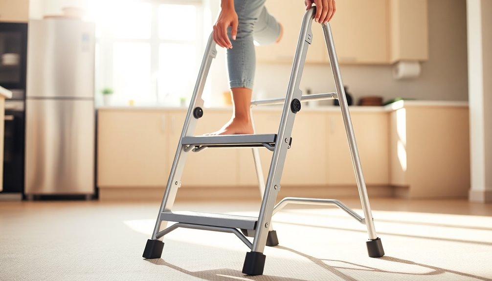 elderly step ladder safety