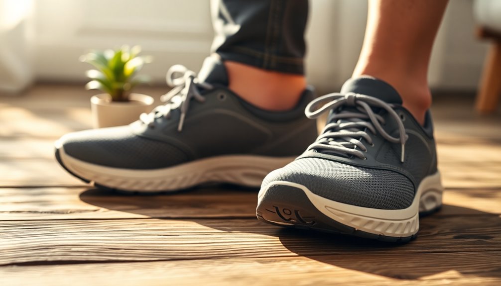 elderly walking shoe selection