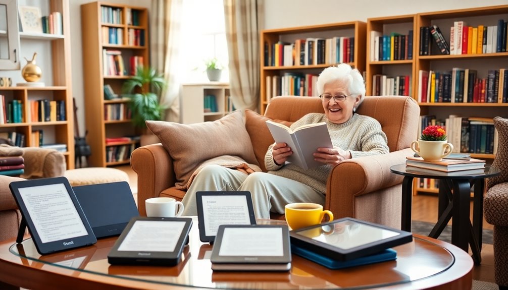 ereader selection for seniors