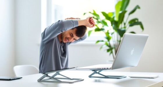 laptop stand alleviates neck pain