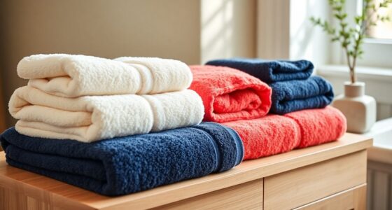 luxurious bath towels selection