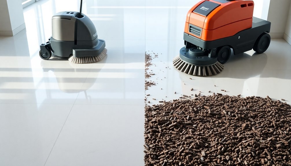 scrubber dryers versus sweepers showdown