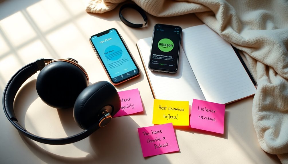 selecting a podcast wisely