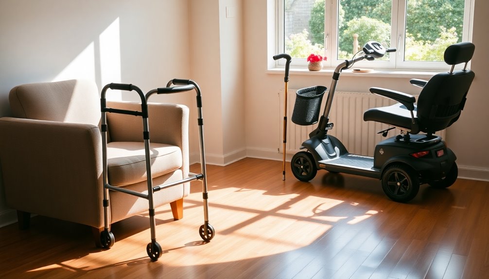 selecting senior mobility aids