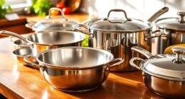 top stainless steel pans