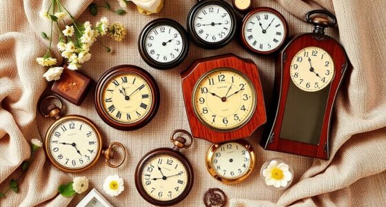 vintage clocks for home decor