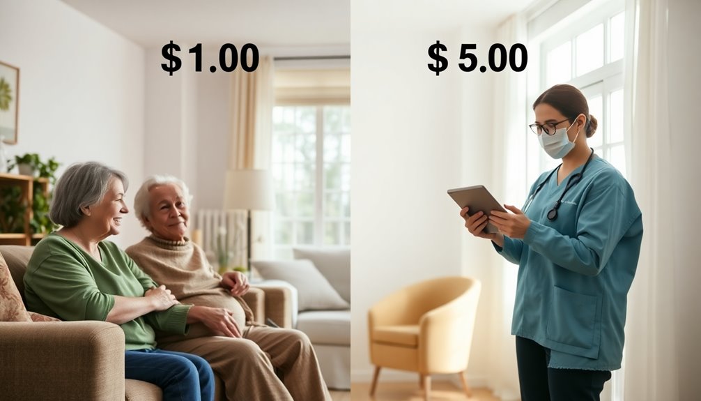 caregiver cost analysis comparison