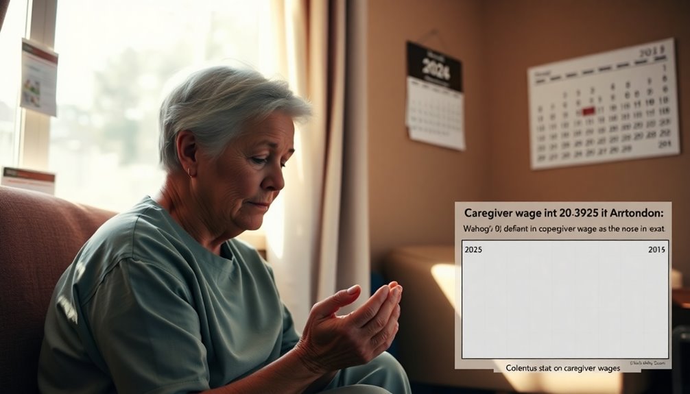 caregiver wages in texas
